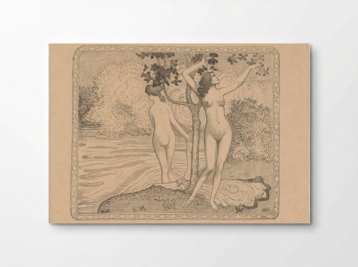 Two Bathers Under a Tree - Aristide Maillol - Poster