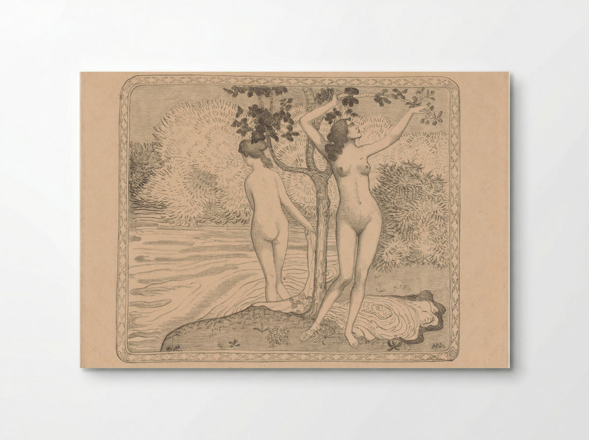 Two Bathers Under a Tree - Aristide Maillol - Poster