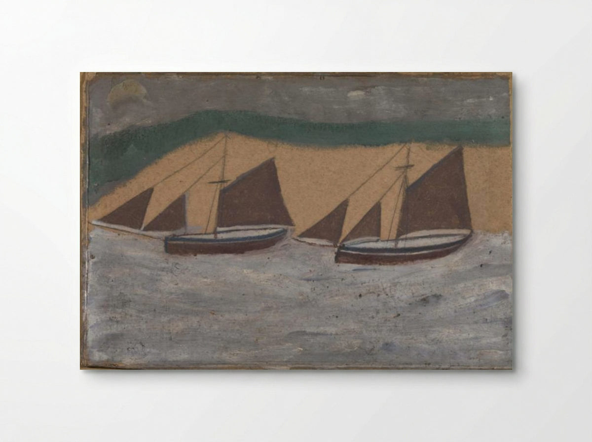 Two Boats - Alfred Wallis - Poster