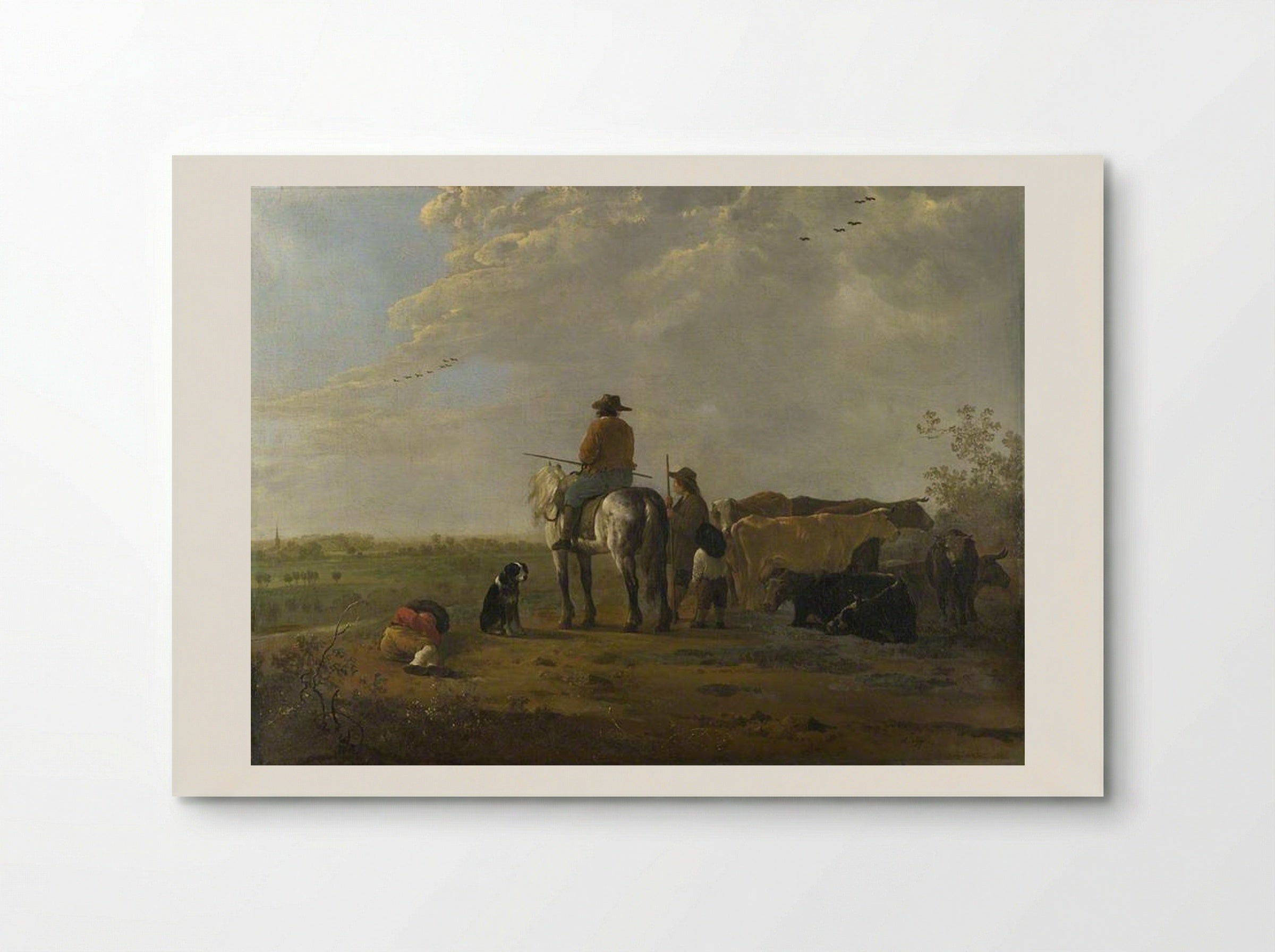 Two Cows - Aelbert Cuyp - Poster