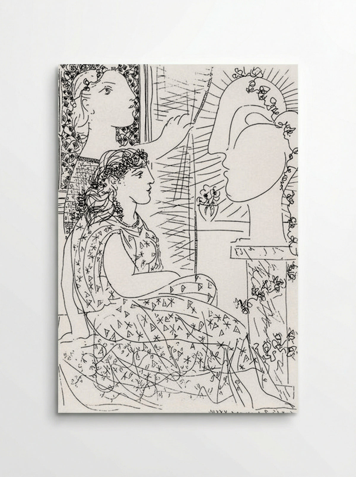 Two Dressed Models - Pablo Picasso - Poster