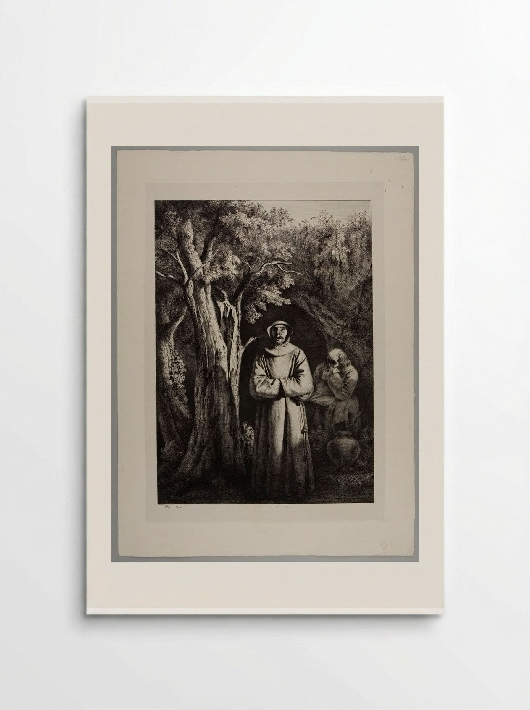 Two Fathers of the Desert - Jean-Jacques de Boissieu - Poster