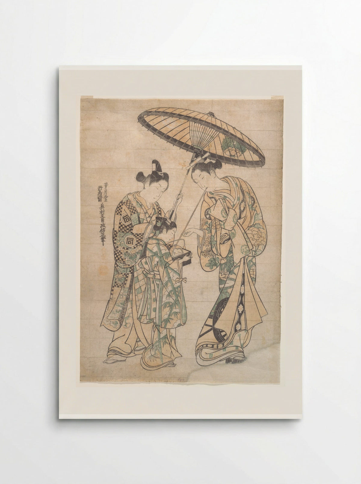 Two Figures - Okumura Masanobu - Poster