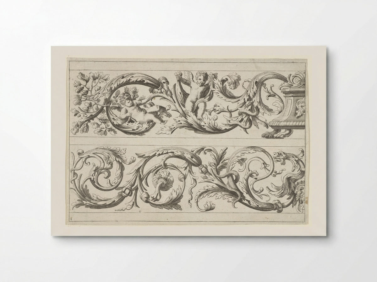 Two Friezes with Foliage - Jean Lepautre - Poster