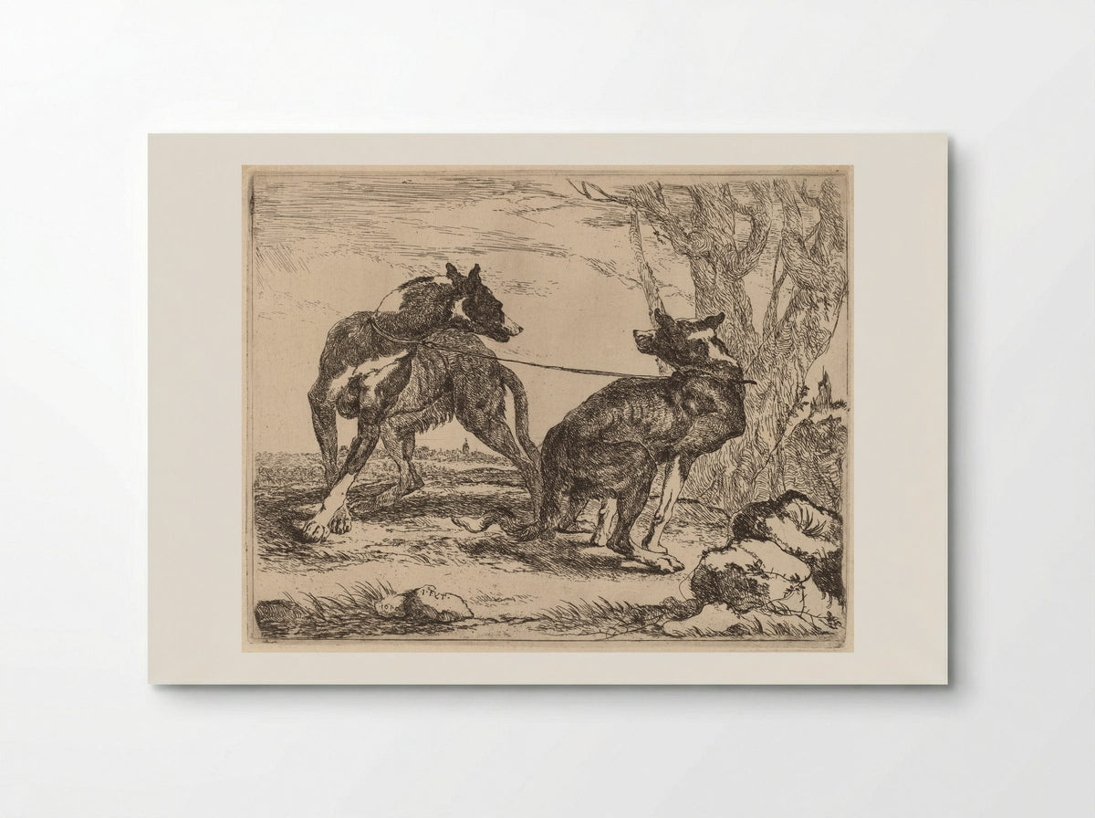 Two Greyhounds - Jan Fyt - Poster