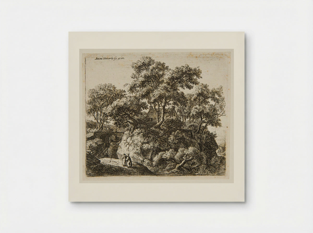 Two Hermits - Anthonie Waterloo - Poster
