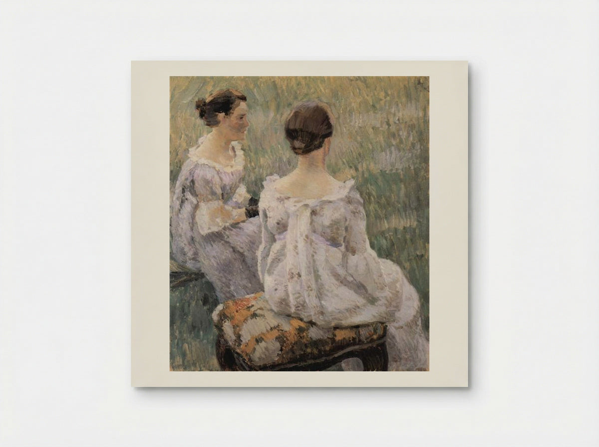 Two Ladies - Victor Borisov-Musatov - Poster