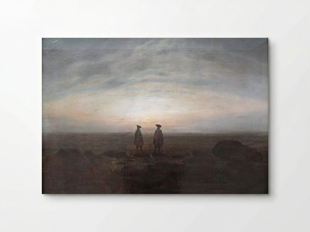 Two Men by the Sea - Caspar David Friedrich - Poster