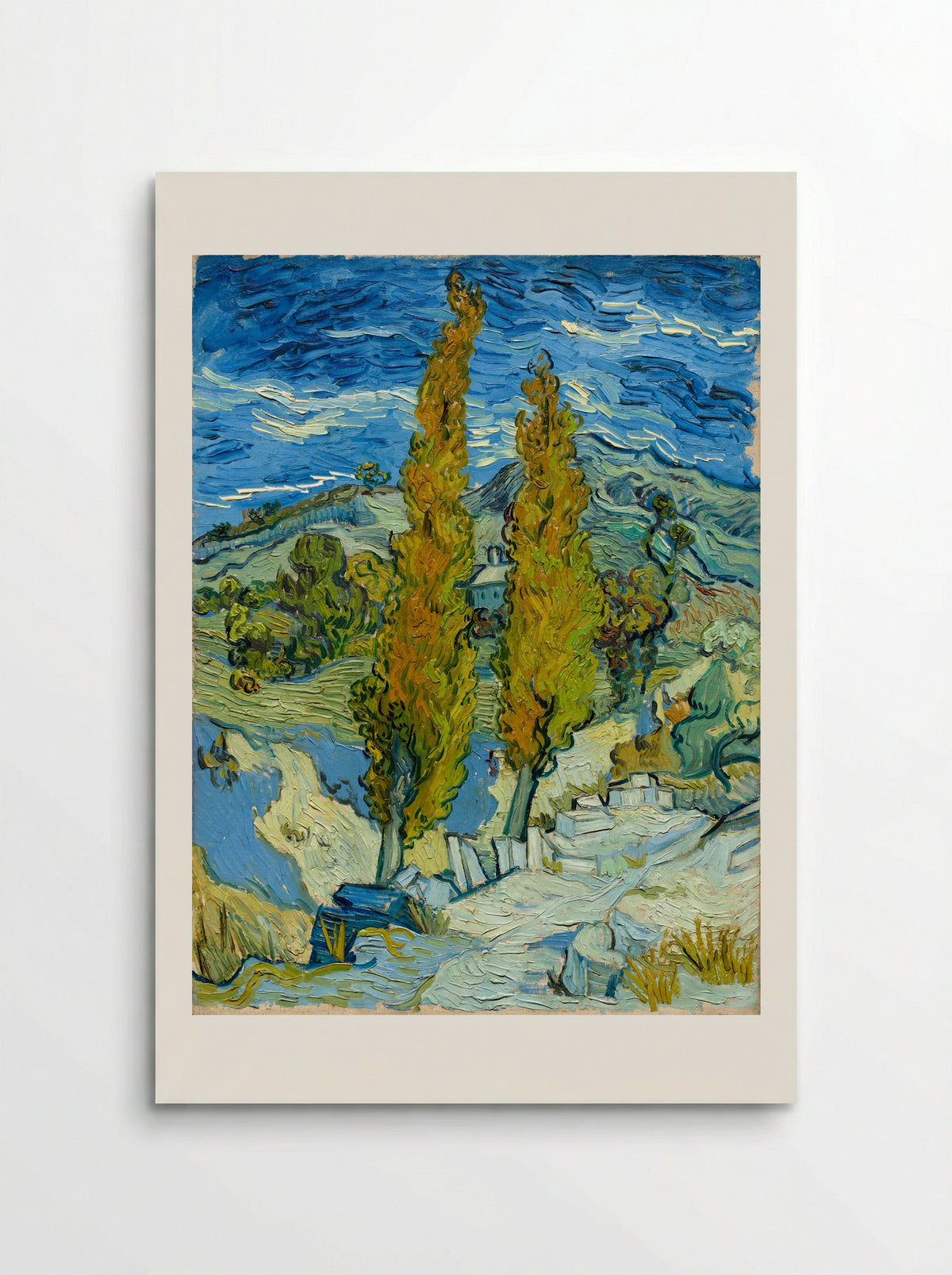 Two Poplars in the Alpilles near Saint-Rémy - Vincent van Gogh - Poster