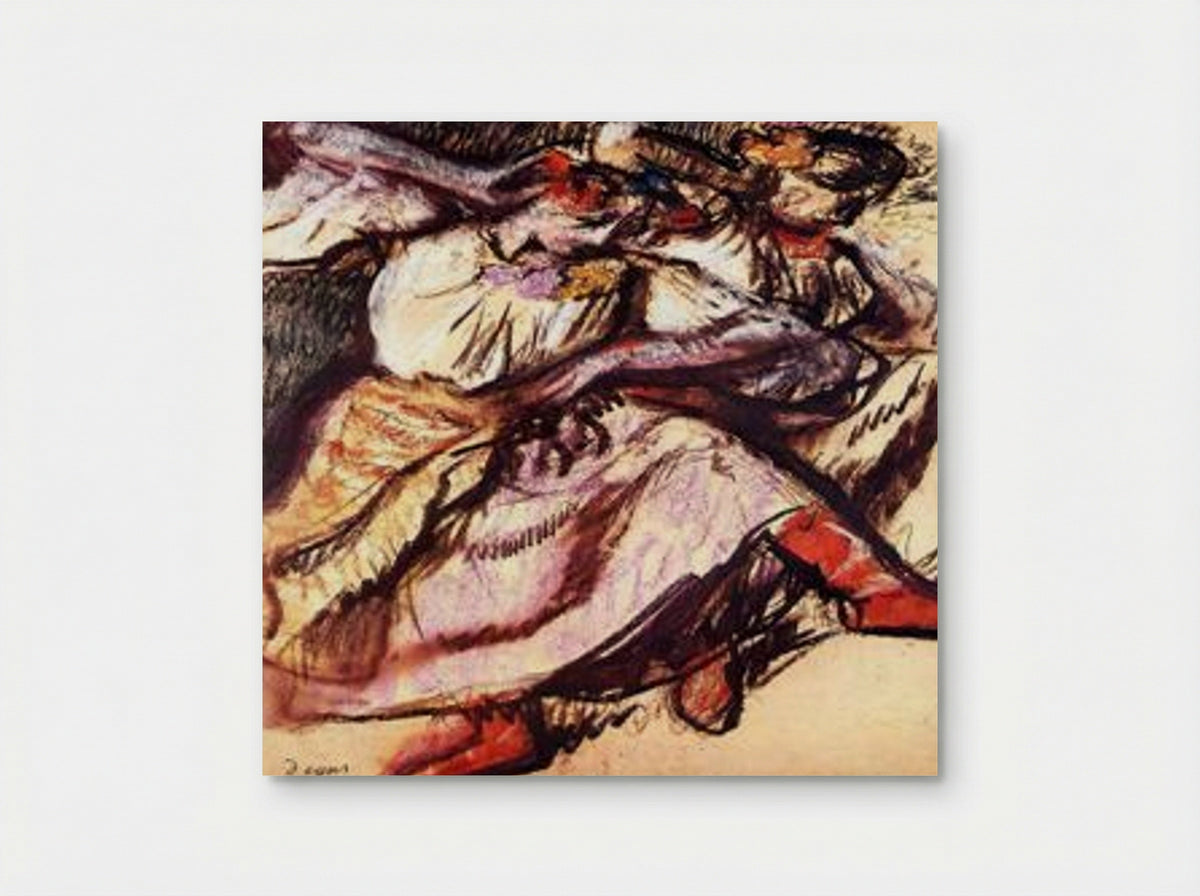 Two Russian Dancers - Edgar Degas - Poster