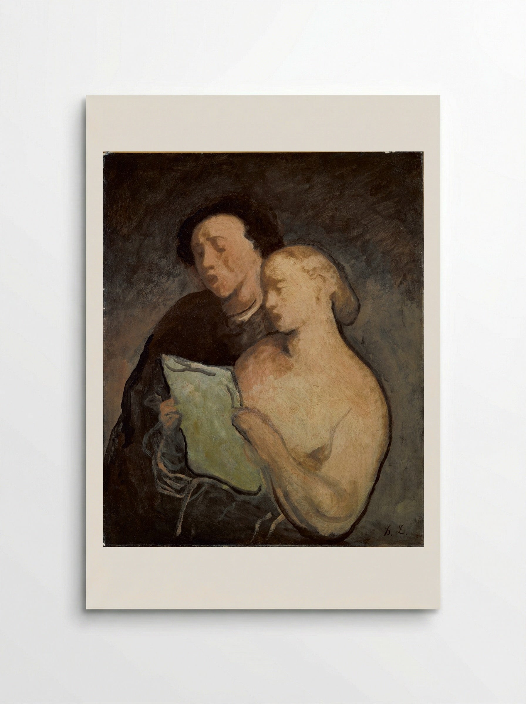Two Singers - Honoré-Victorin Daumier - Poster