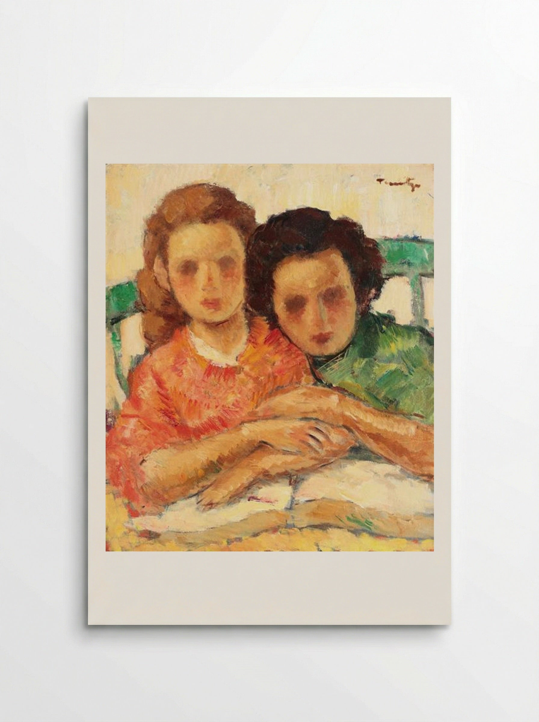 Two Sisters - Nicolae Tonitza - Poster