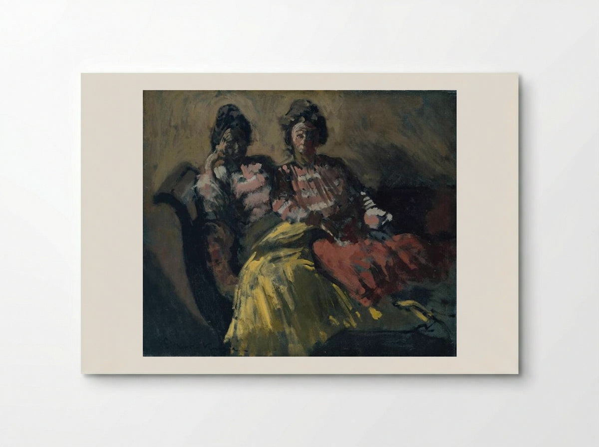 Two Women on a Sofa - Walter Sickert - Poster