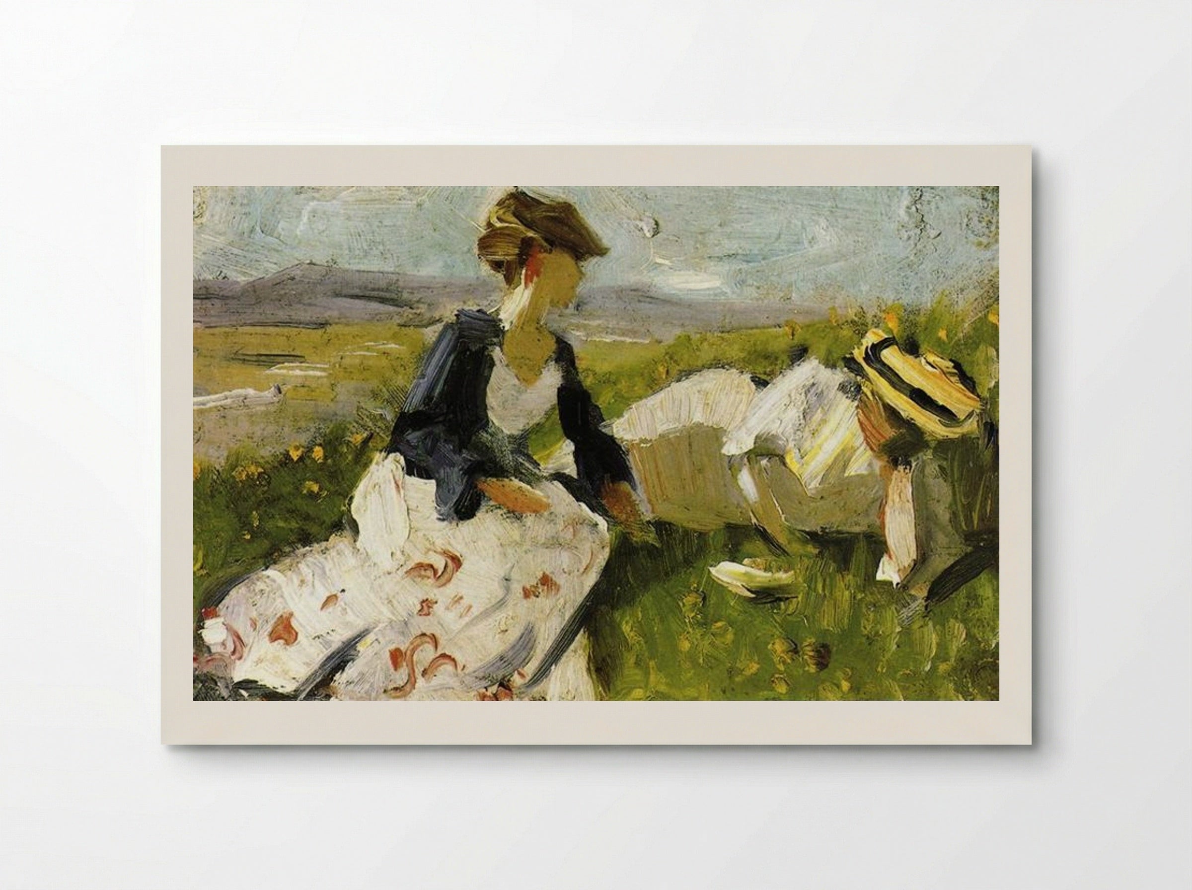 Two Women on the Hillside - Franz Marc - Poster
