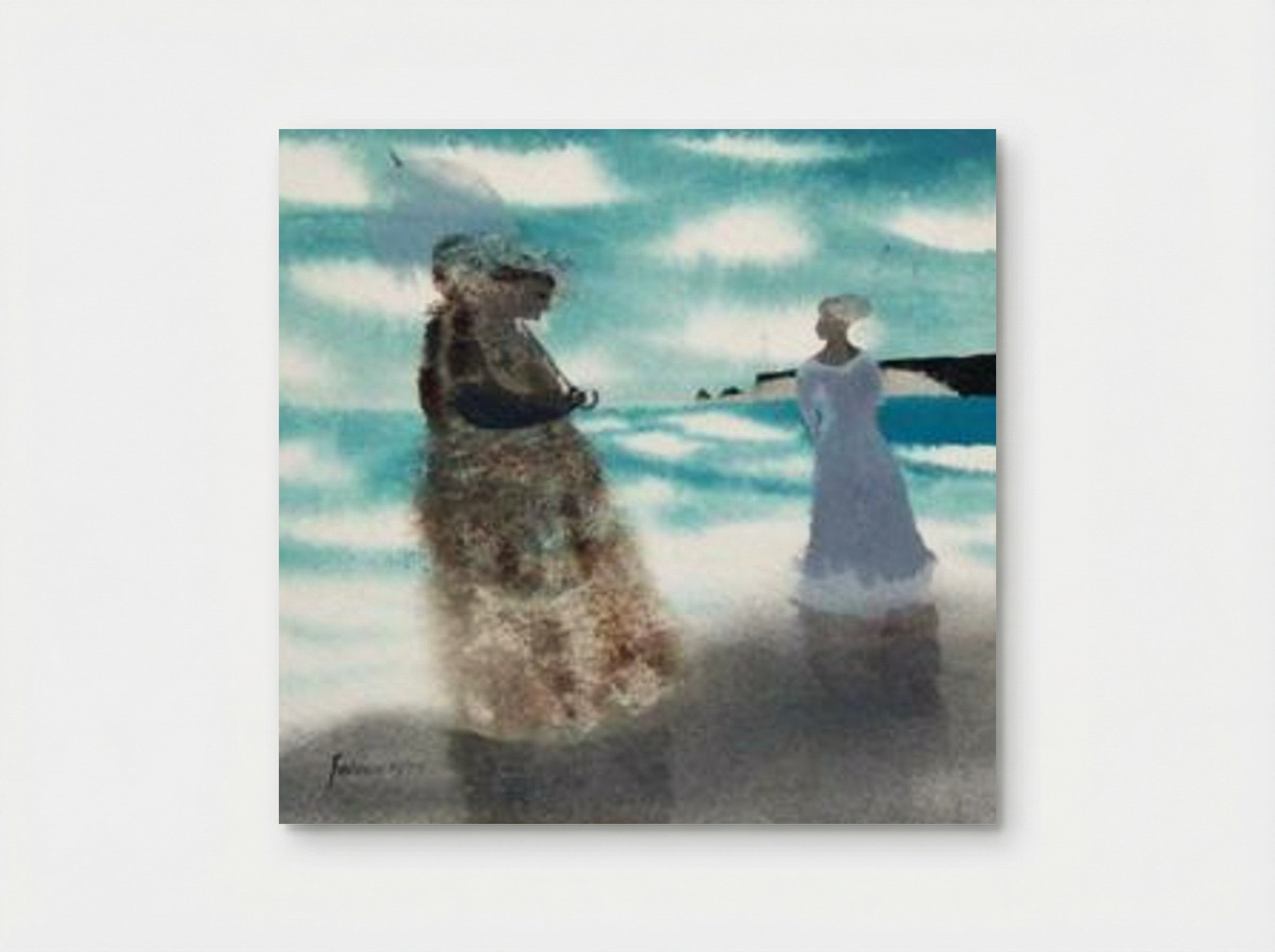 Two Women on the Shore - Mary Fedden - Poster
