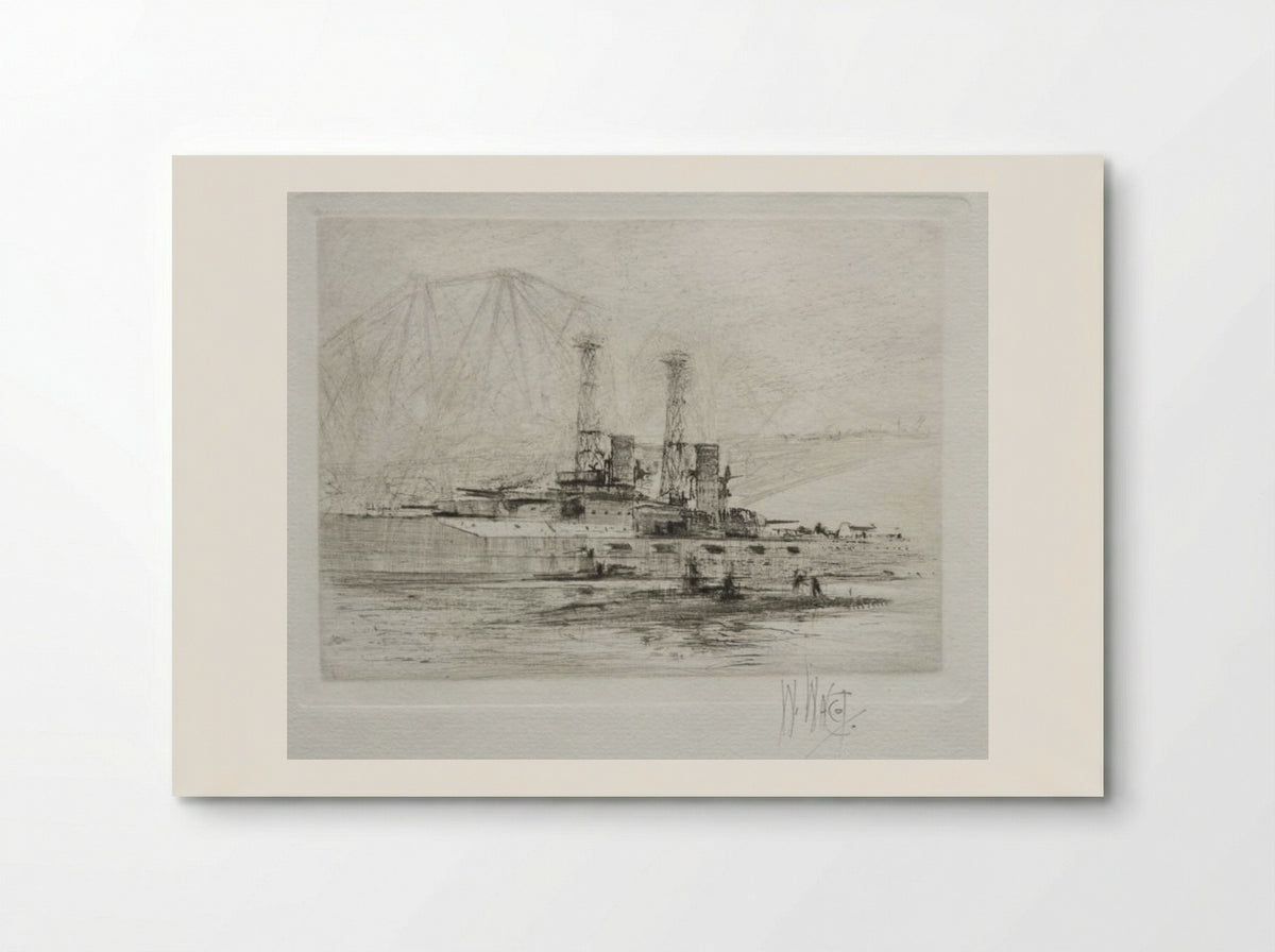 U. S. S. Delaware - William Walcot - Poster