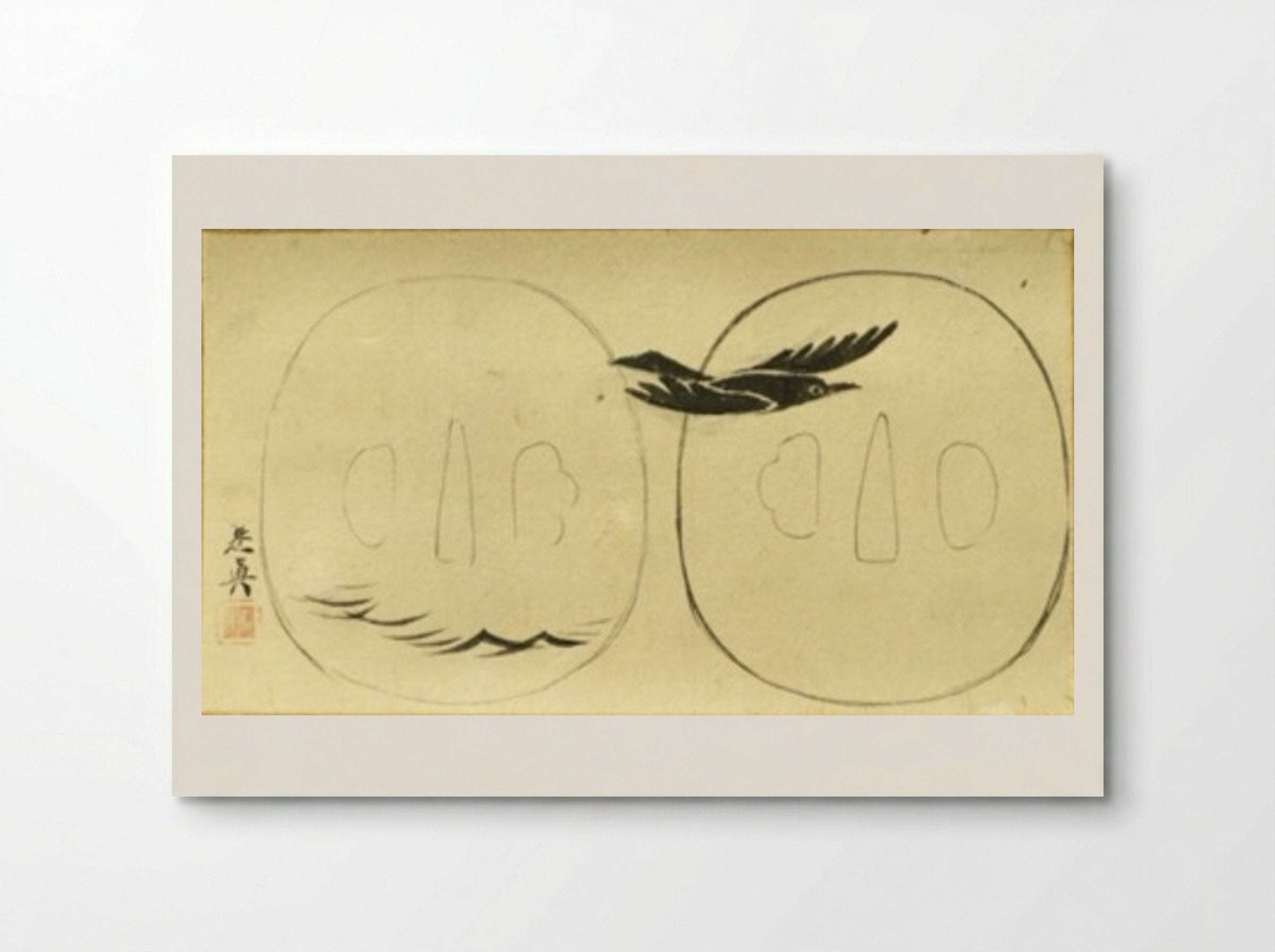 Uba (Design for Tsuba) - Shibata Zeshin - Poster