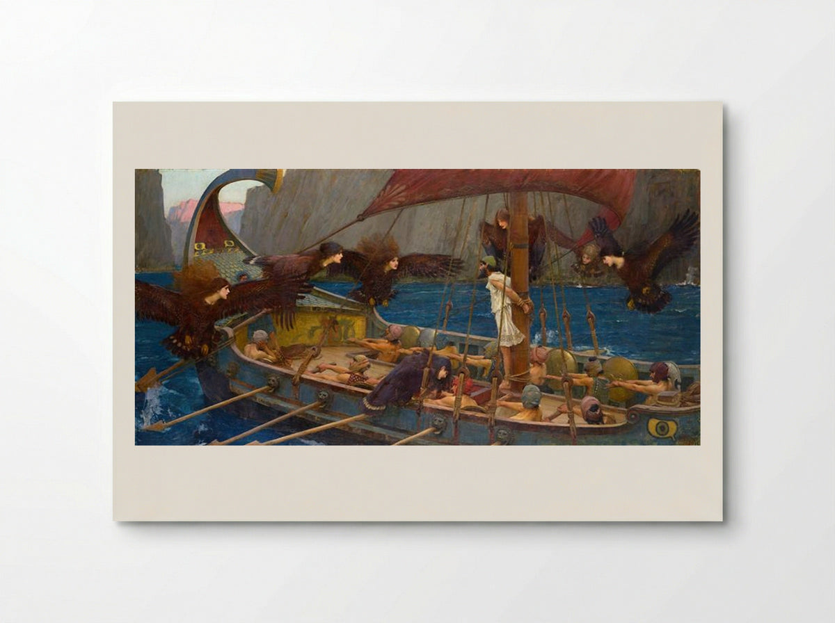 Ulysses and the Sirens - John William Waterhouse - Poster