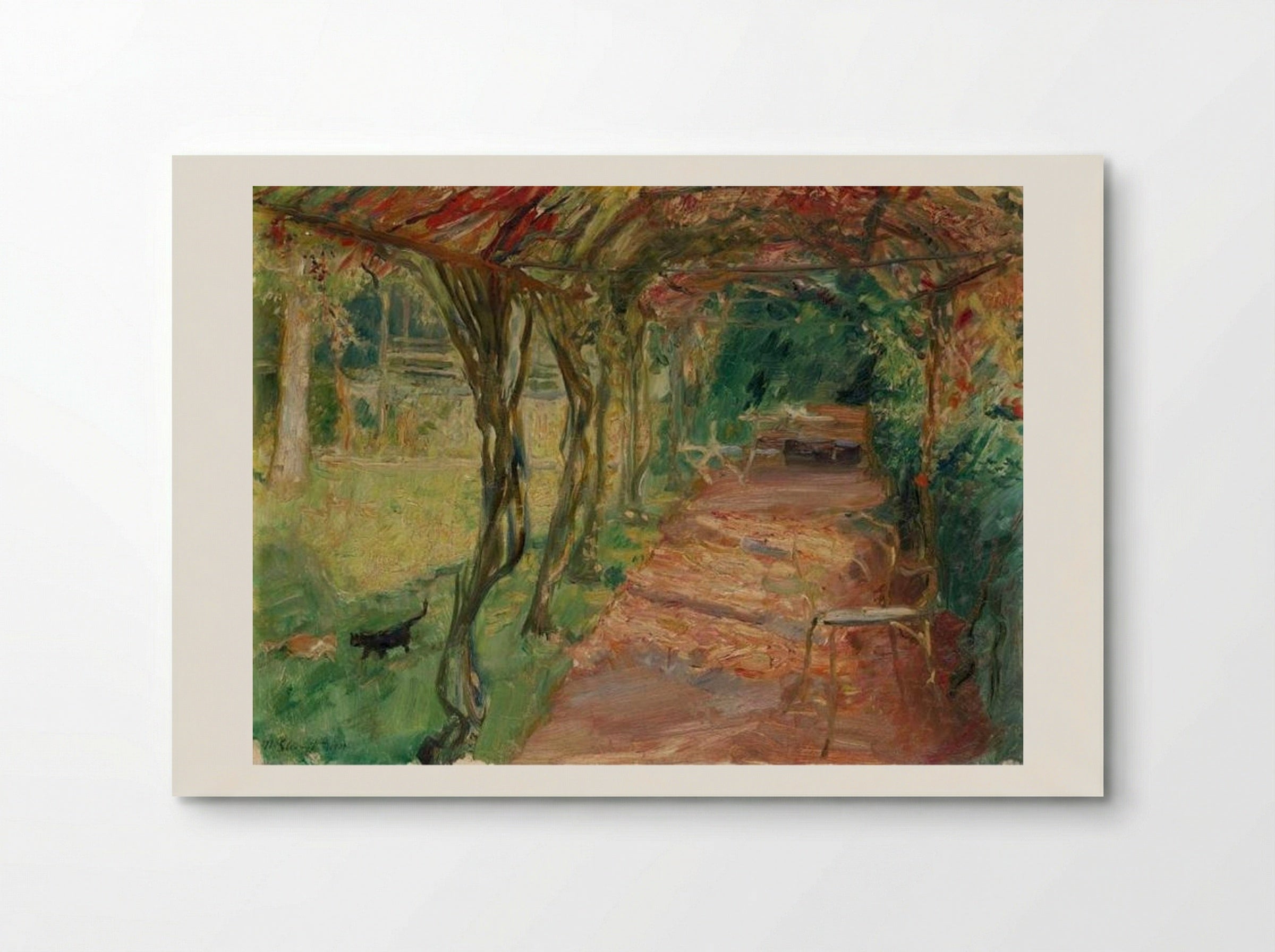Under an Arbour - Max Slevogt - Poster