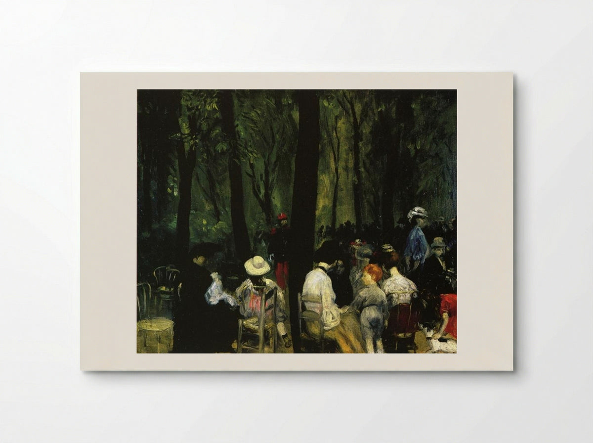 Under the Trees, Luxembourg Gardens - William James Glackens - Poster