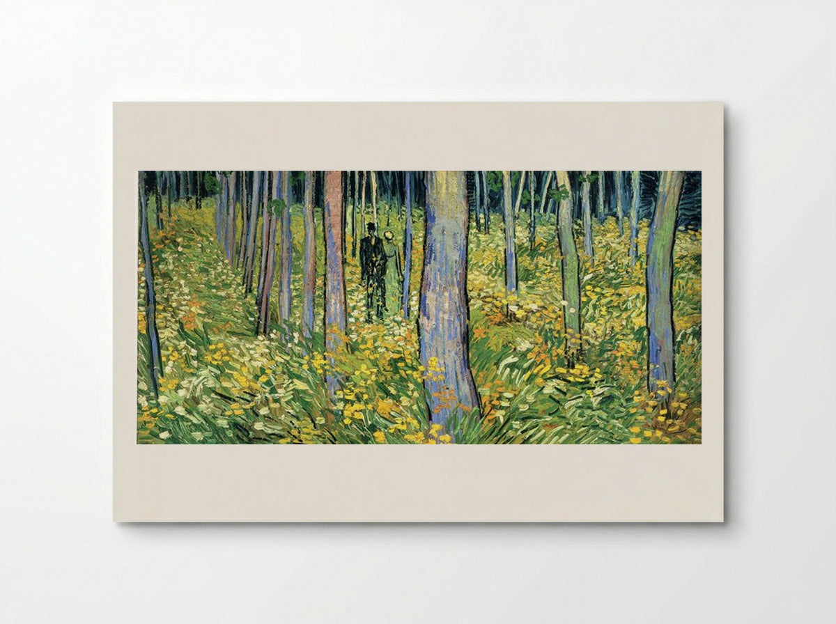 Undergrowth with Two Figures - Vincent van Gogh - Poster