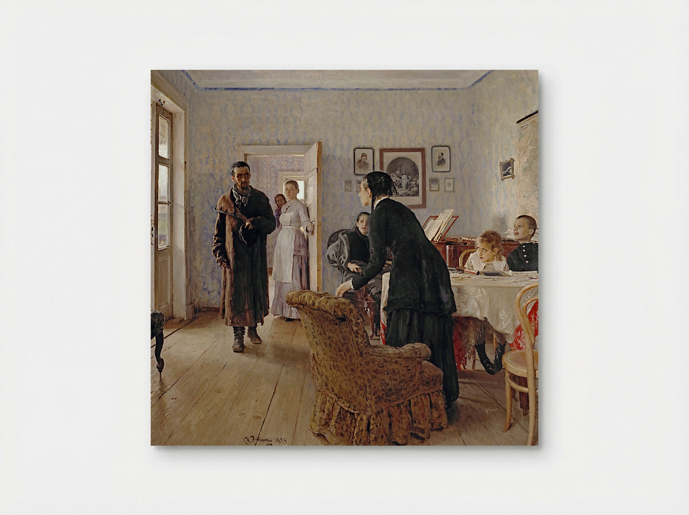 Unexpected Visitors - Ilya Repin - Poster