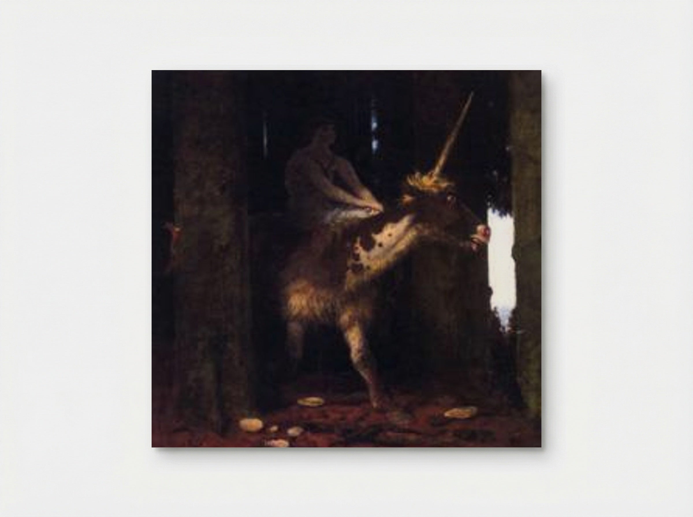 Unicorn - Arnold Böcklin - Poster