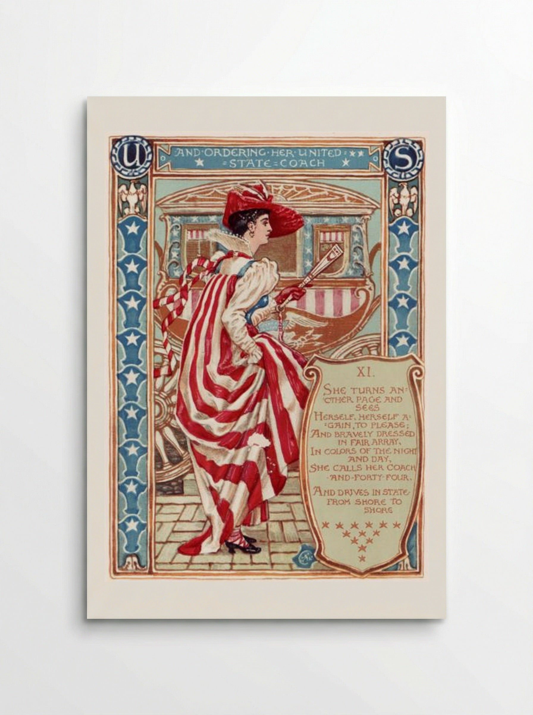 United States - Walter Crane - Poster