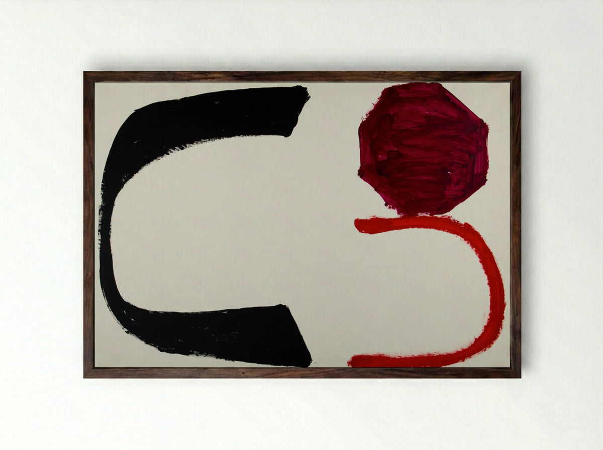 Untitled (#1118) - George Sugarman - Framed Print Dark Wood