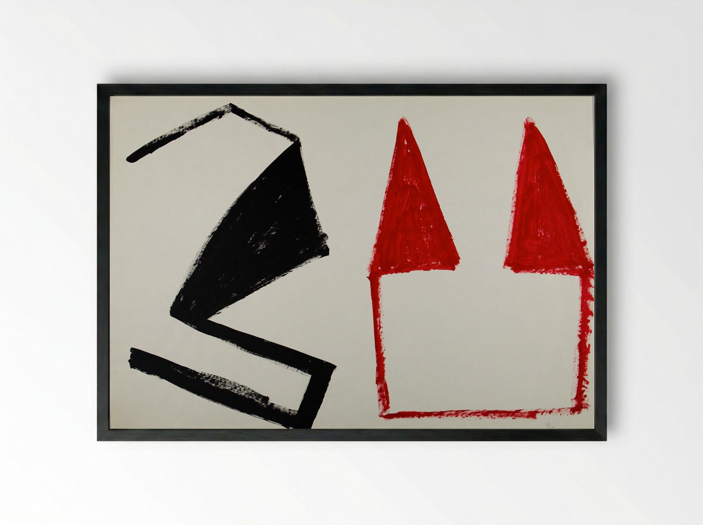 Untitled (#1193) - George Sugarman - Framed Print Black