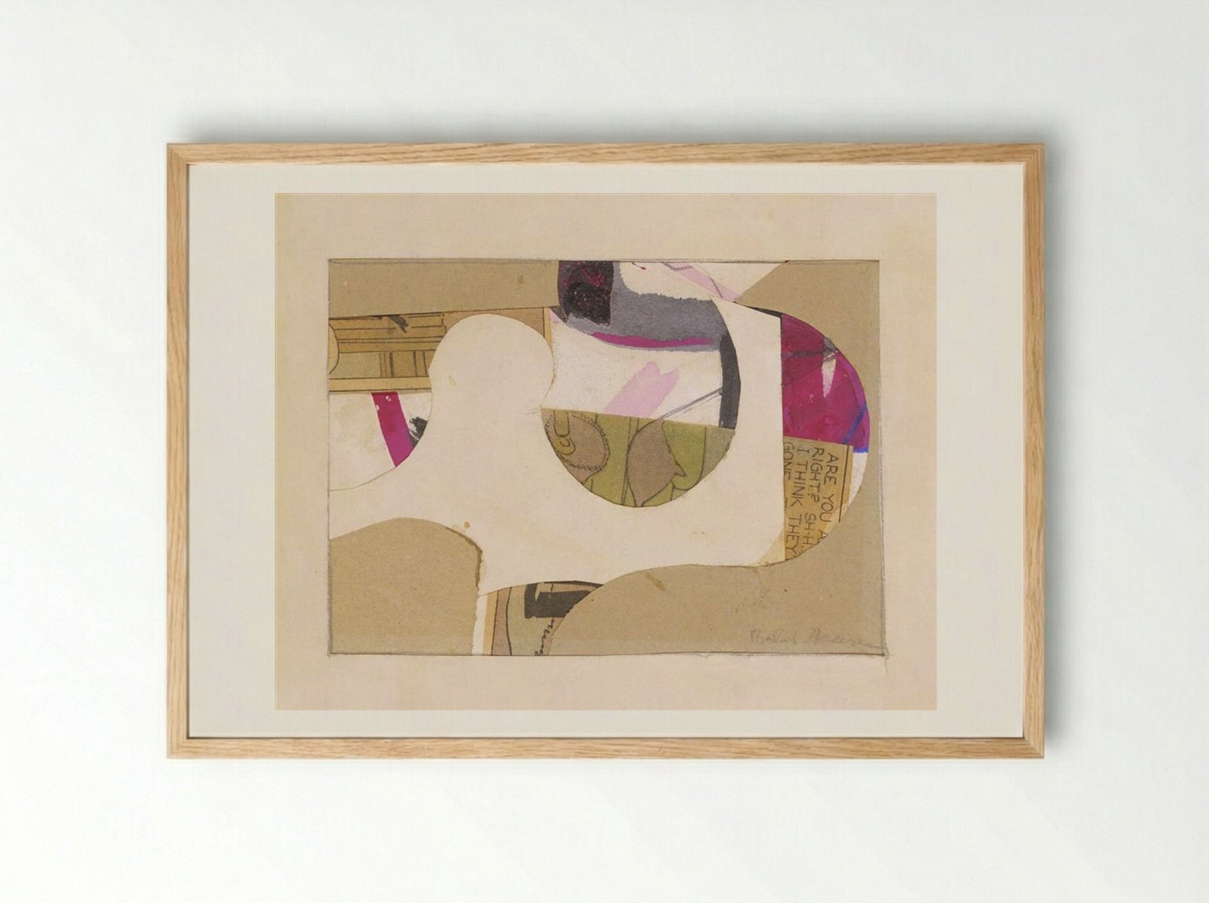 Untitled (34-8) - Balcomb Greene - Framed Print Wood