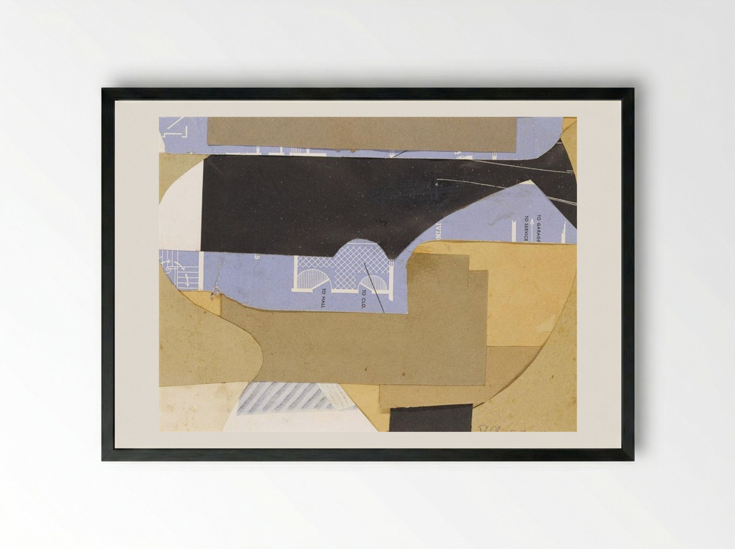Untitled (35-14) - Balcomb Greene - Framed Print Black