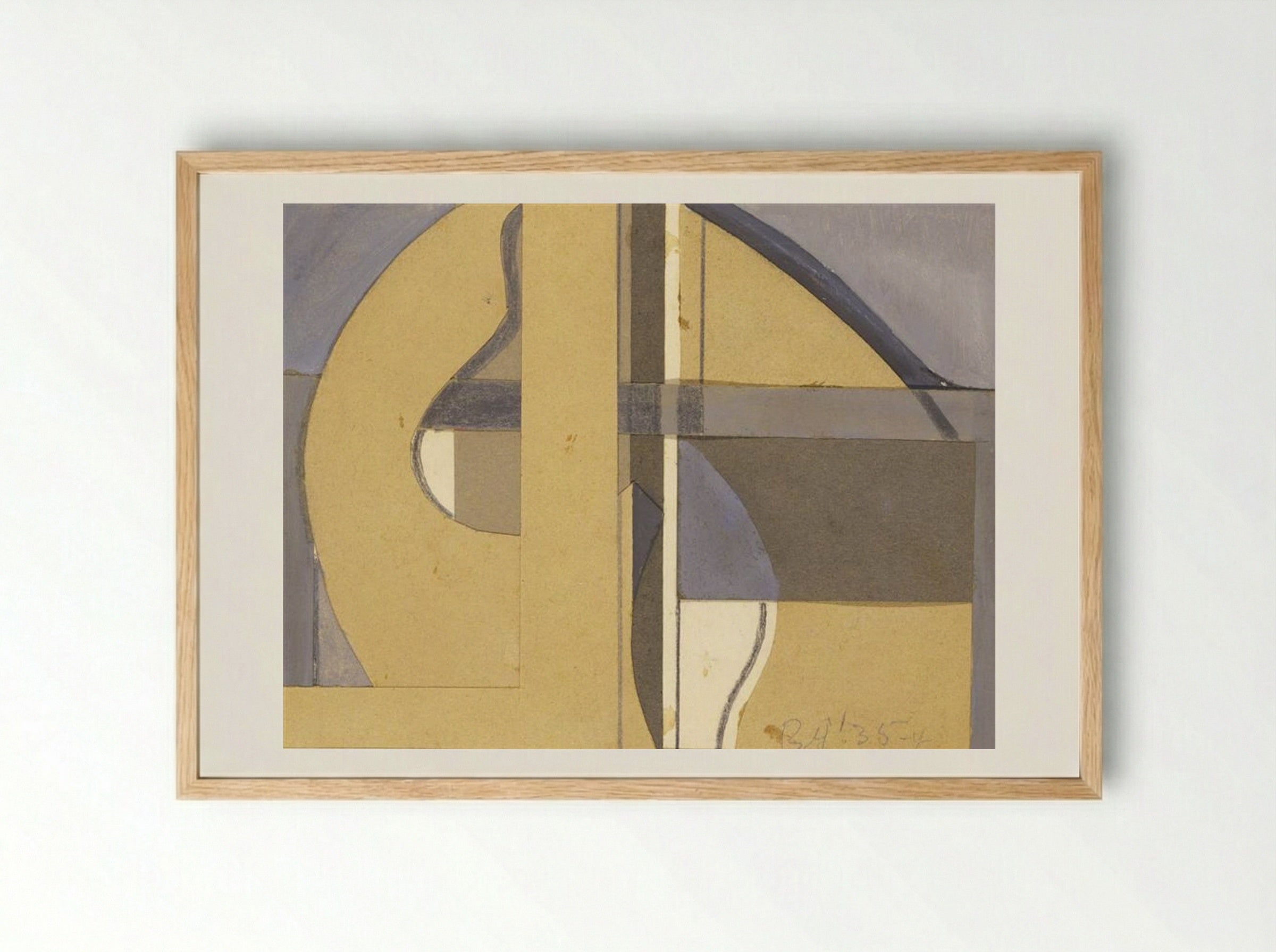 Untitled (35-4) - Balcomb Greene - Framed Print Wood