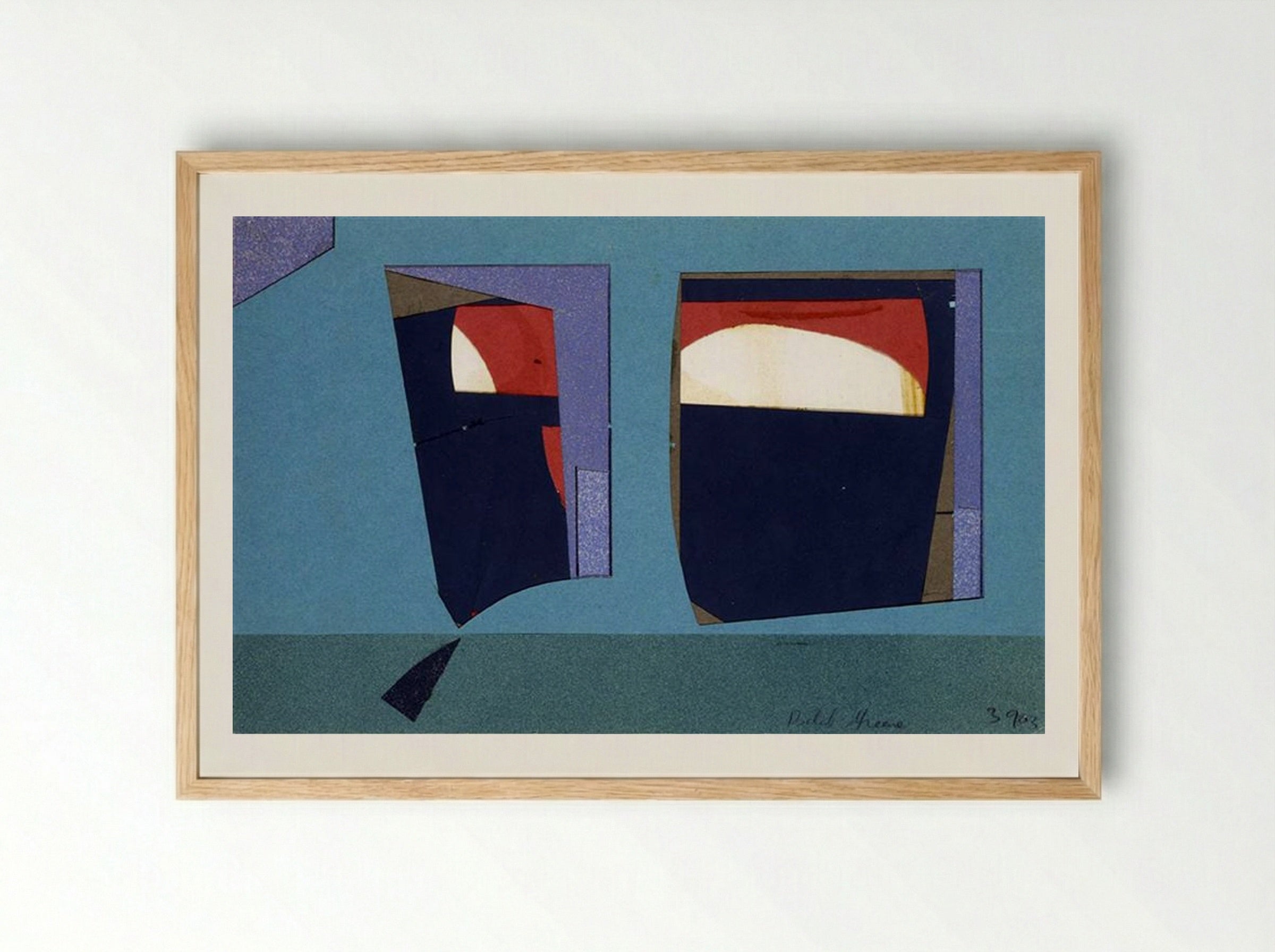 Untitled (39-03) - Balcomb Greene - Framed Print Wood