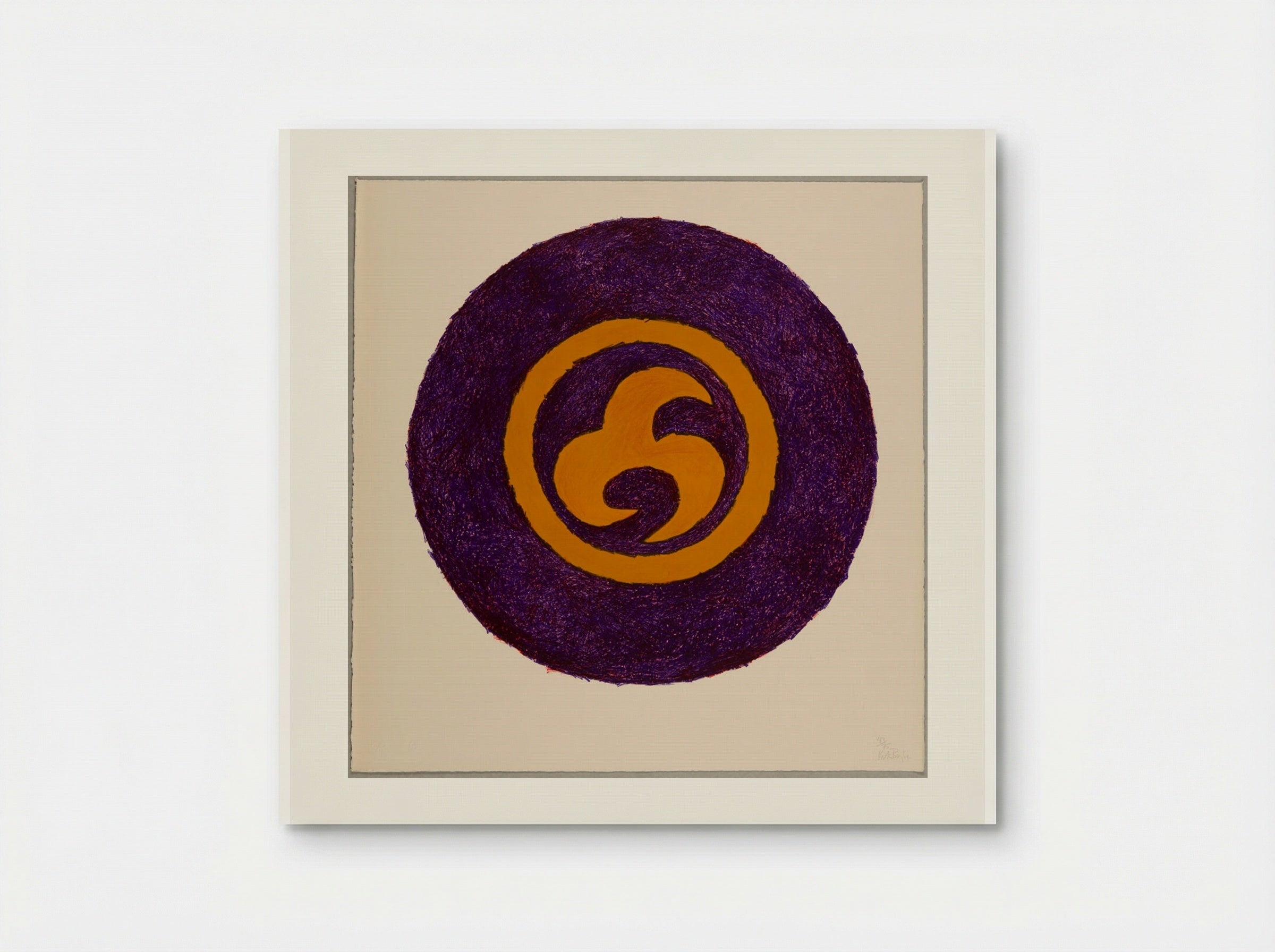 Untitled (Abstract Circular Form) - Kirk Boyle - Poster