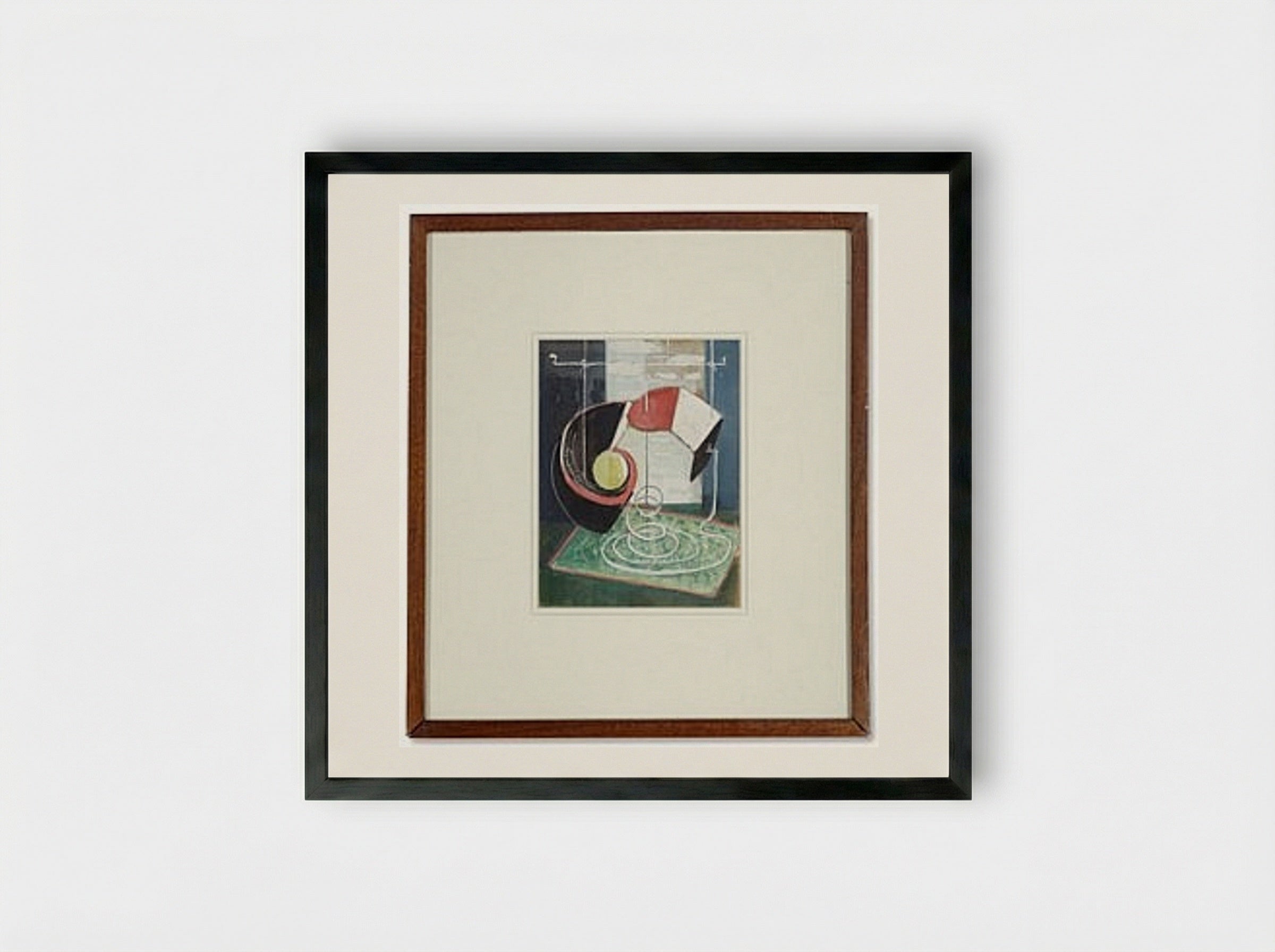 Untitled (Abstract Composition) - Bradley Walker Tomlin - Framed Print Black