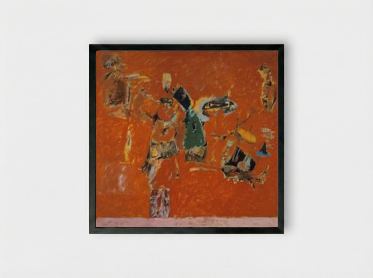 Untitled (Abstract Composition) - Arshile Gorky - Framed Print Black