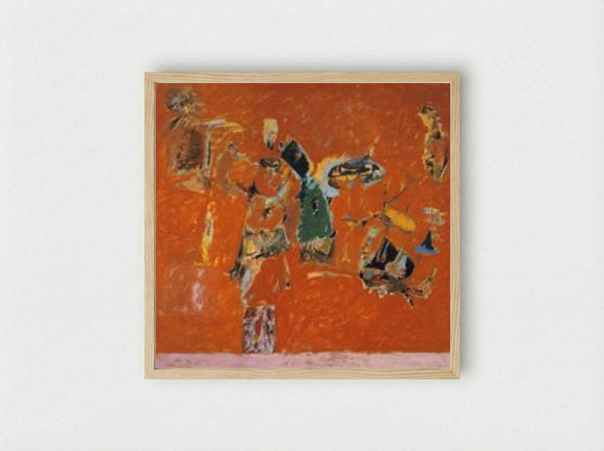 Untitled (Abstract Composition) - Arshile Gorky - Framed Print Wood