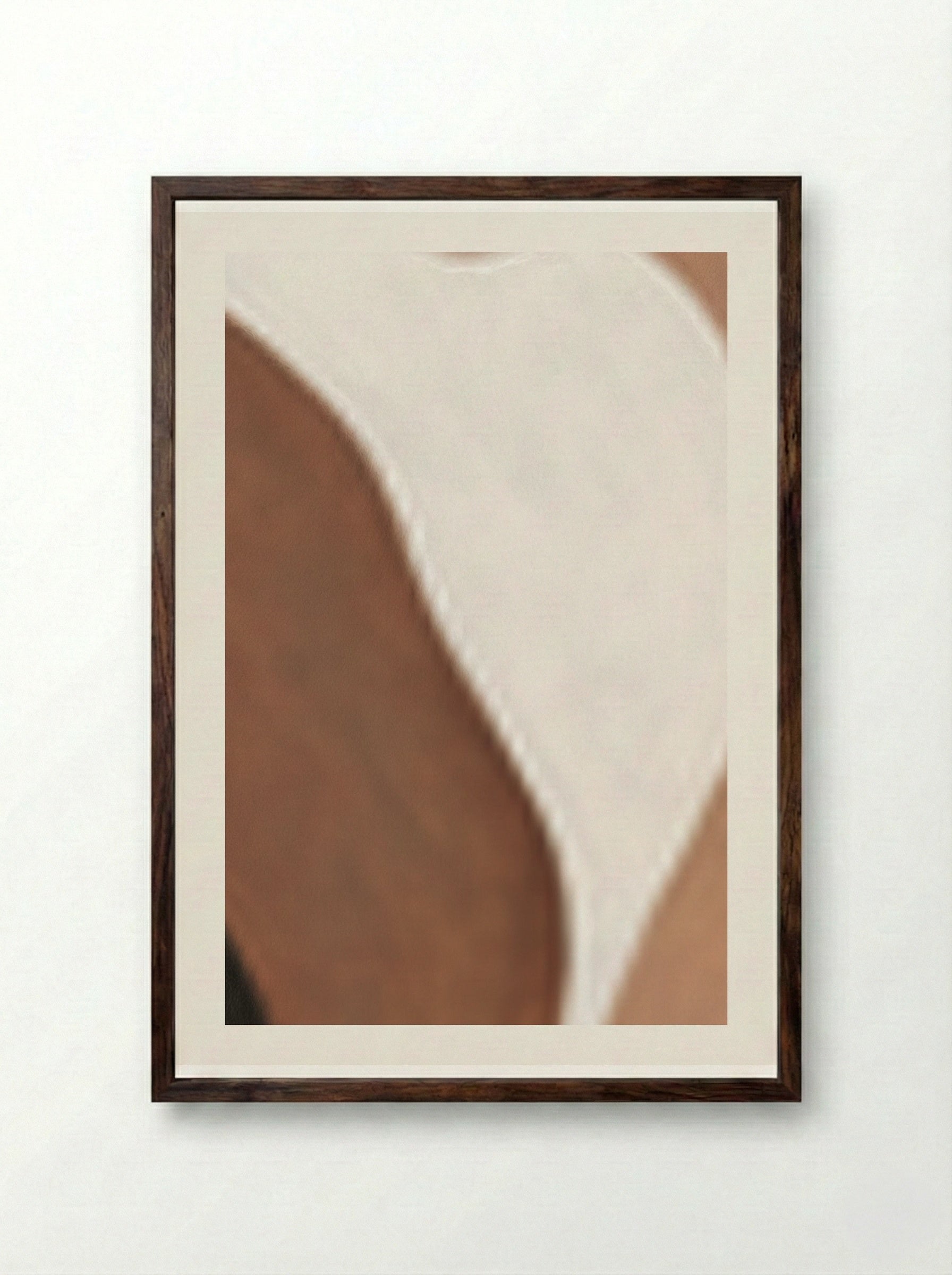 Untitled (Abstract Composition with Orange Disc) - Alexander Calder - Framed Print Dark Wood