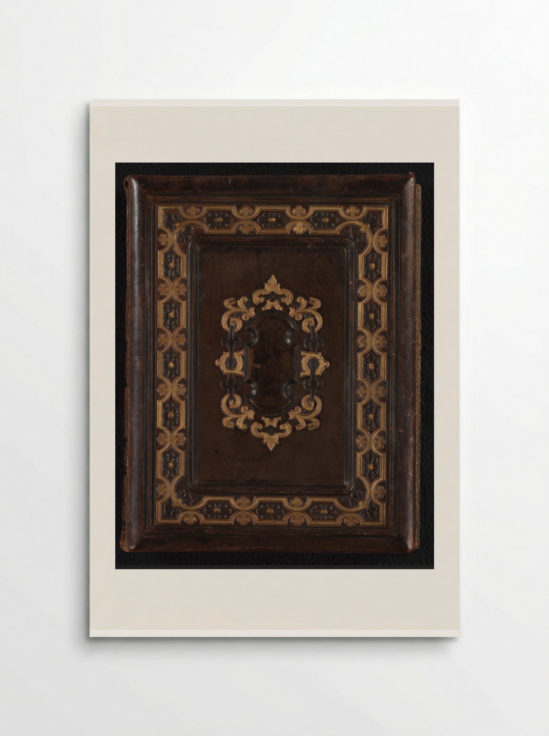 Untitled (Album Cover for Alexandre Maréchal, Leather and Gilt) - Fine Art Print - Poster