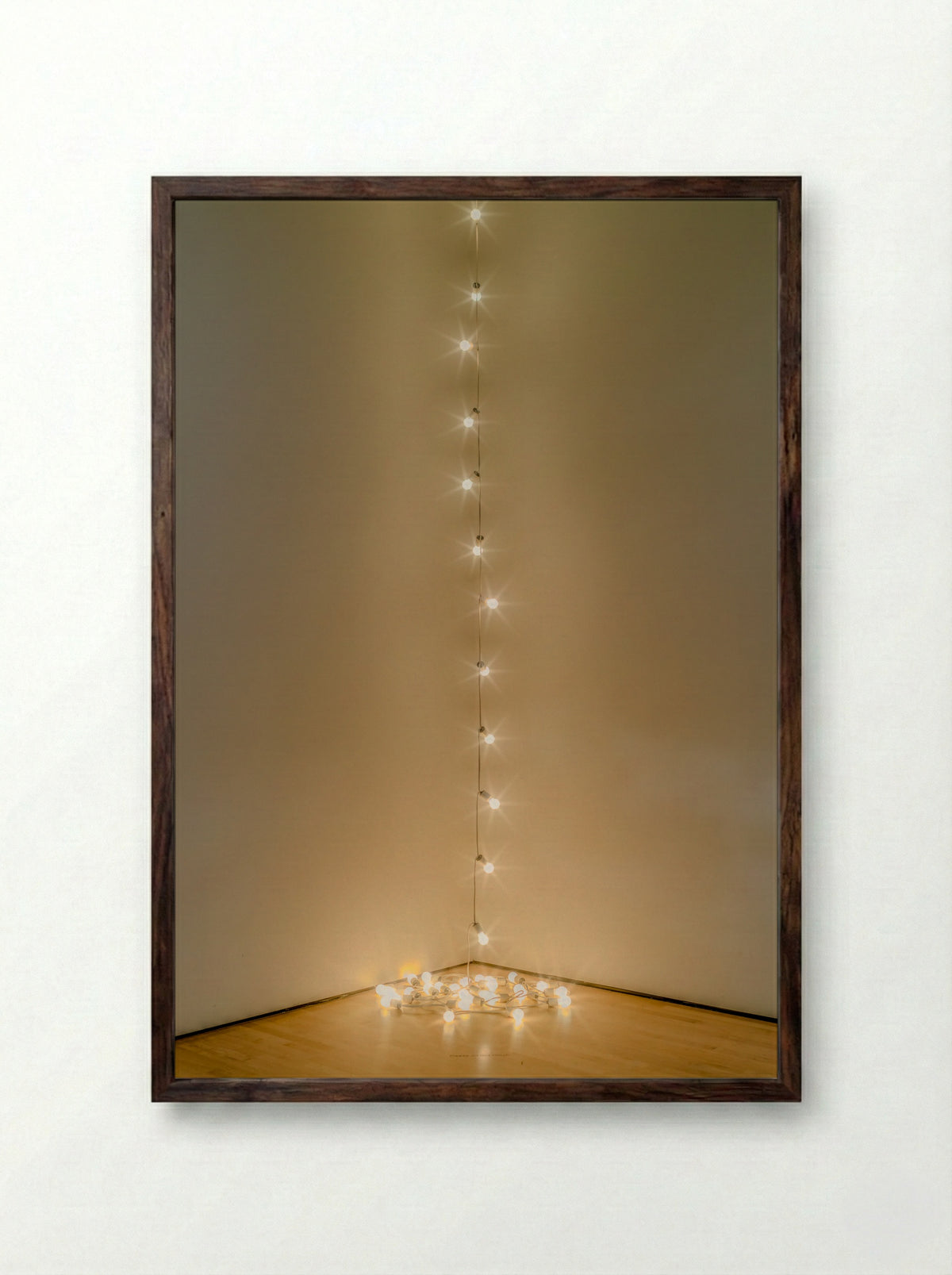Untitled (America) - Felix Gonzalez-Torres - Framed Print Dark Wood