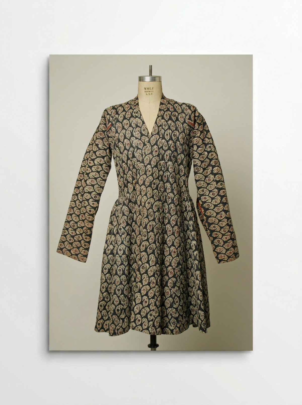 Untitled (Banyan Coat with Paisley Pattern) - Fine Art Print - Poster
