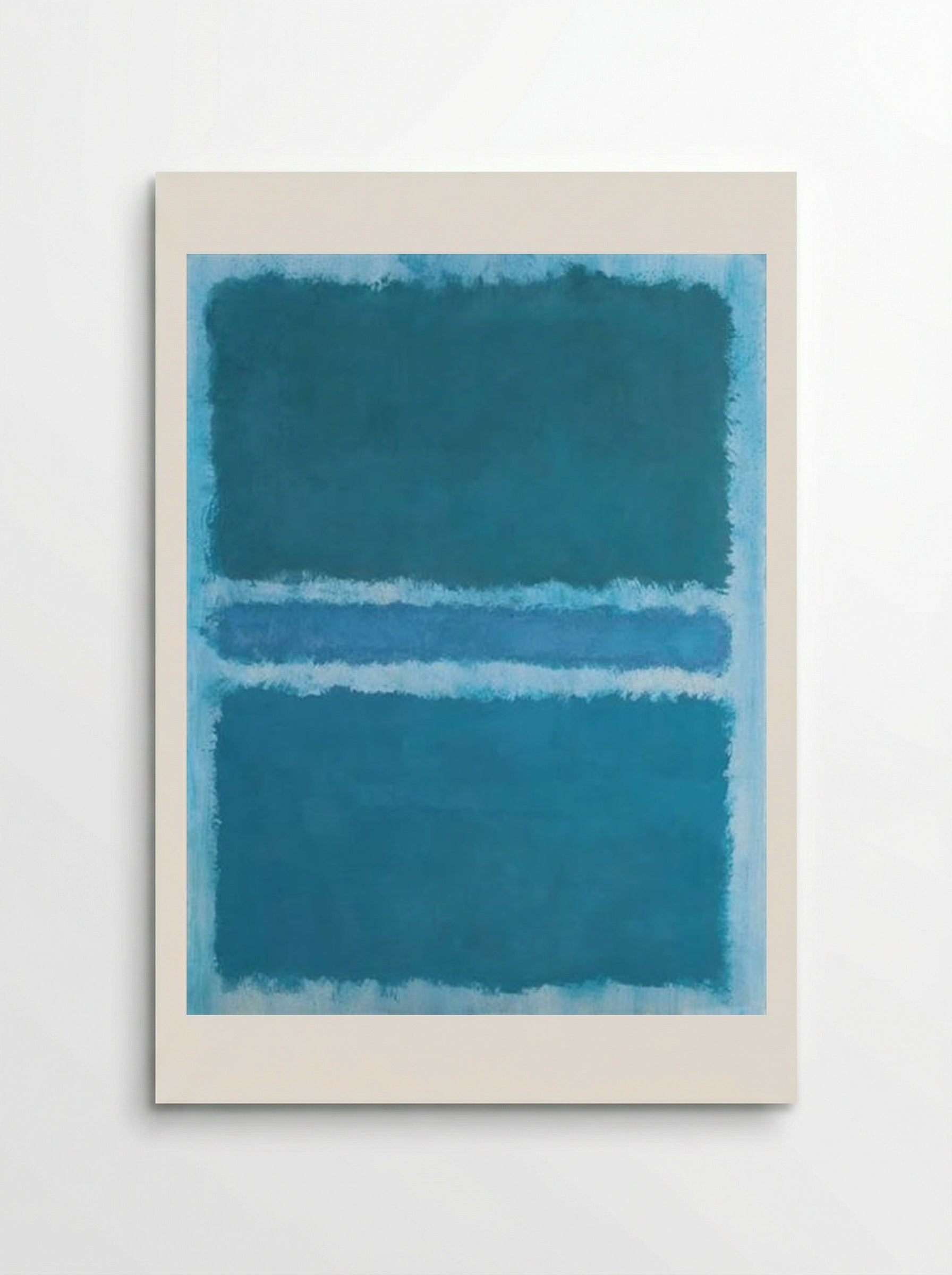 Untitled (Blue Divided by Blue) - Mark Rothko - Poster