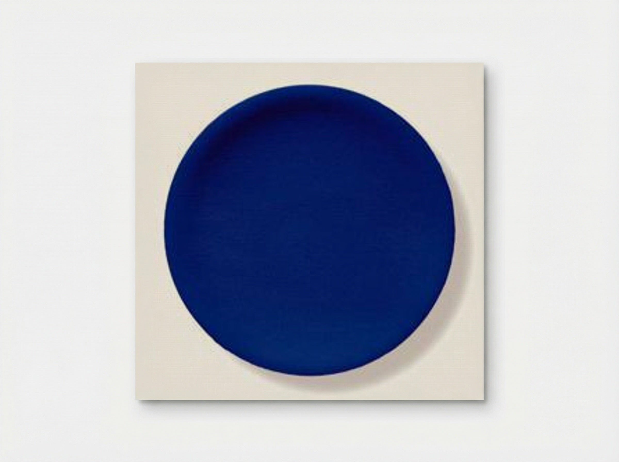 Untitled Blue Plate (Assiette Bleue) - Yves Klein - Poster