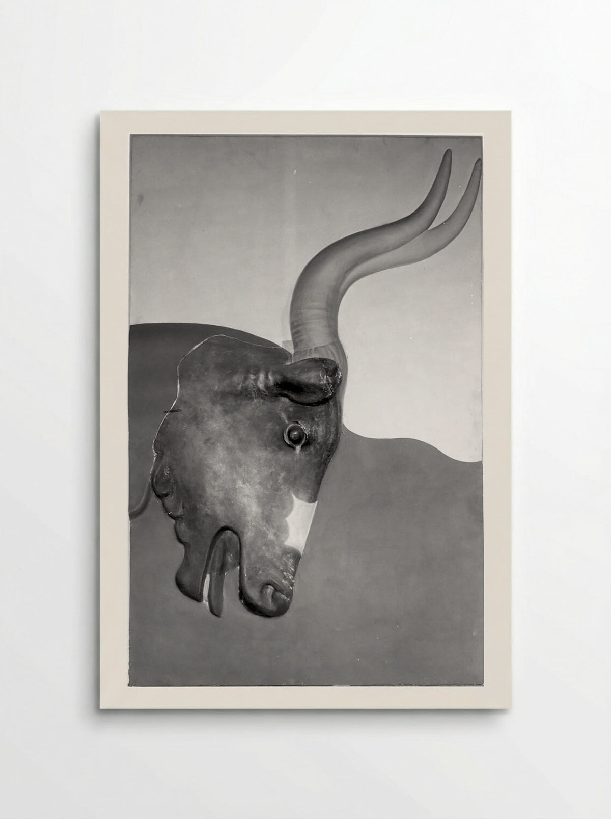 Untitled (Bull Relief and Fresco Reproduction) - Solis Prints - Poster