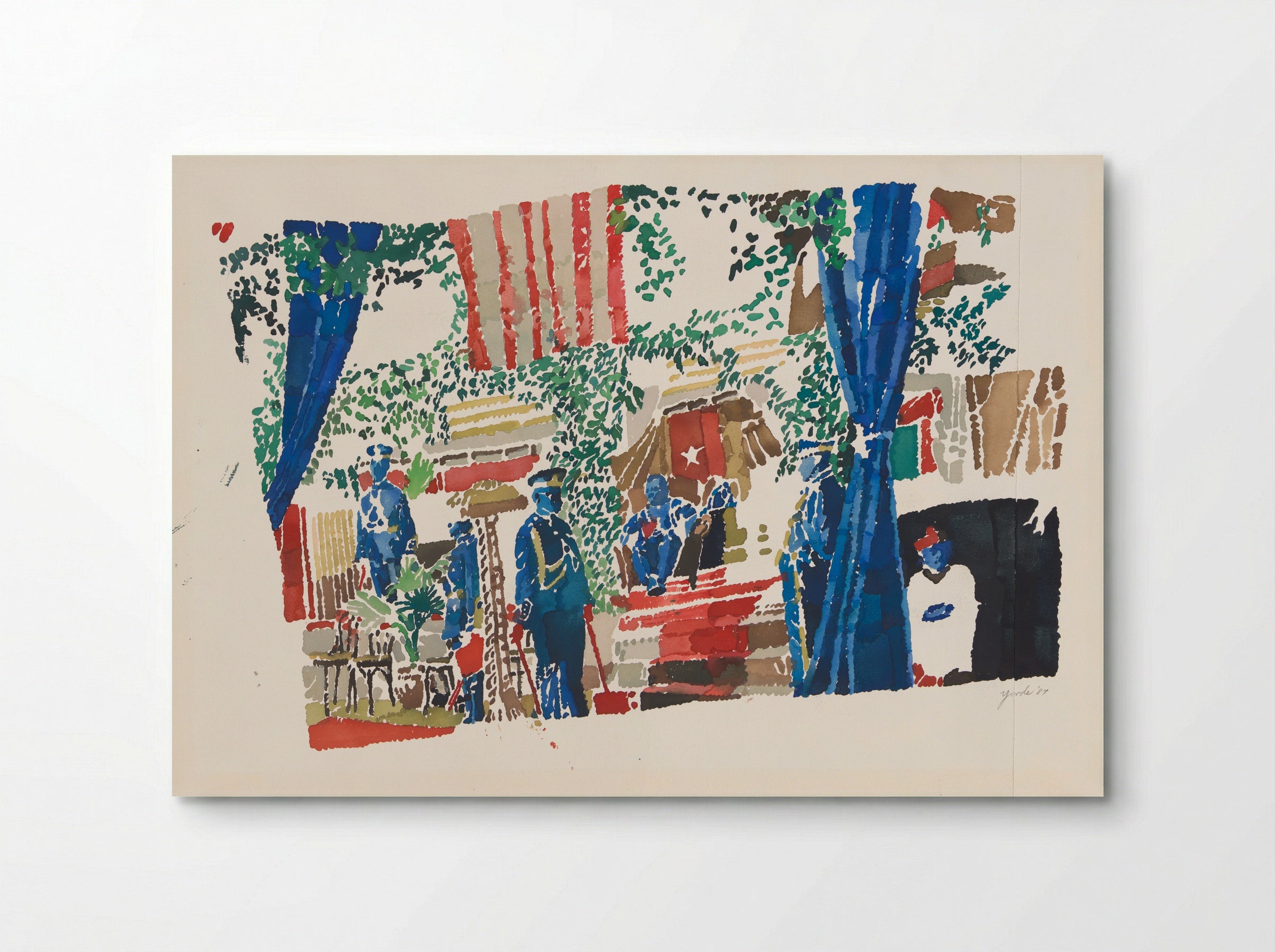 Untitled (Ceremonial Scene) - Richard Foster Yarde - Poster