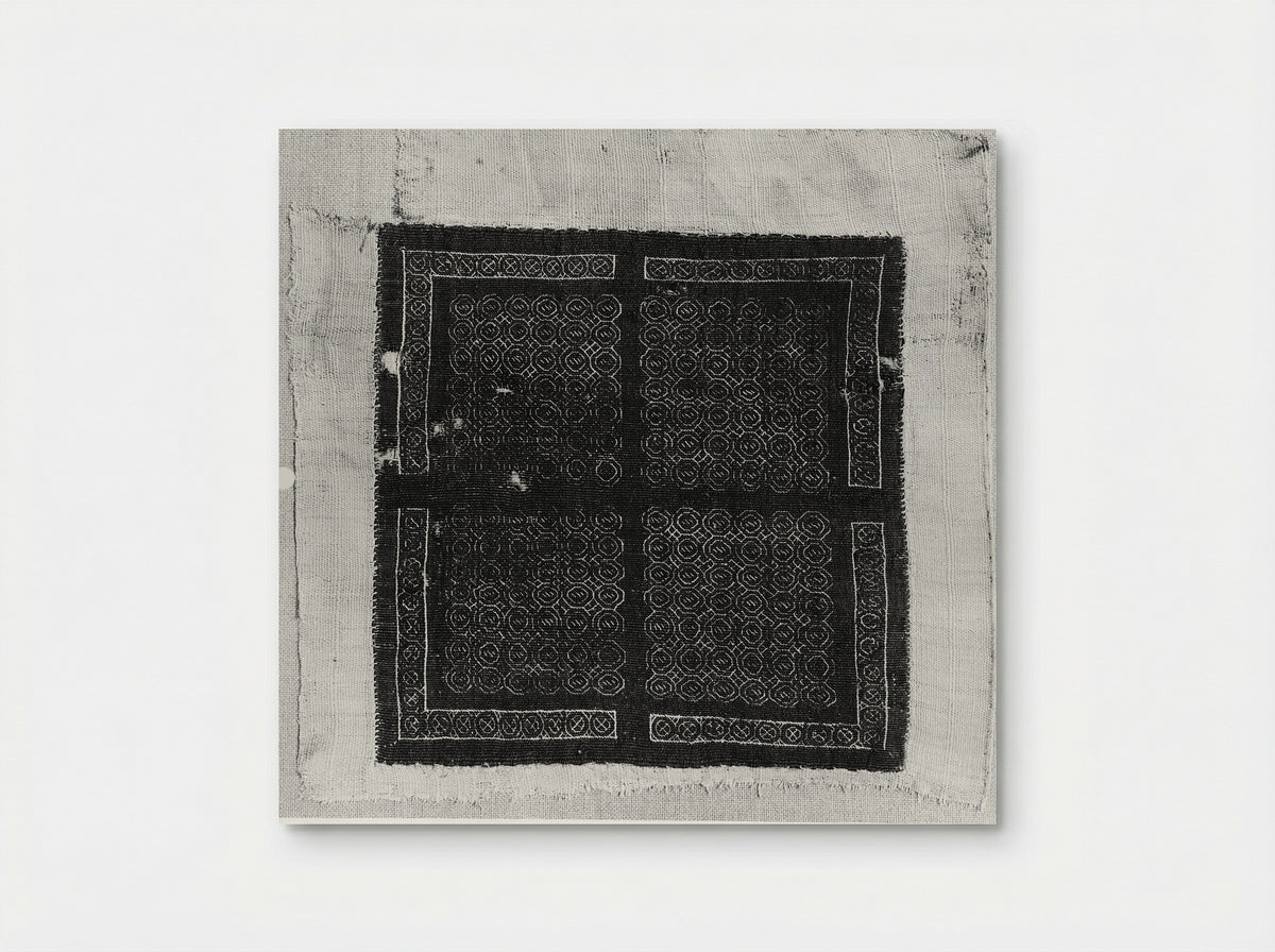 Untitled (Coptic Textile Fragment with Figural Medallions) - Fine Art Print - Poster