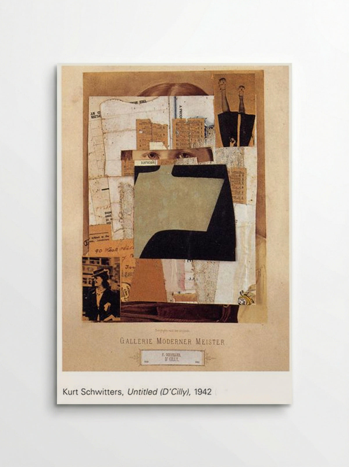 Untitled (D’Cily) - Kurt Schwitters - Poster