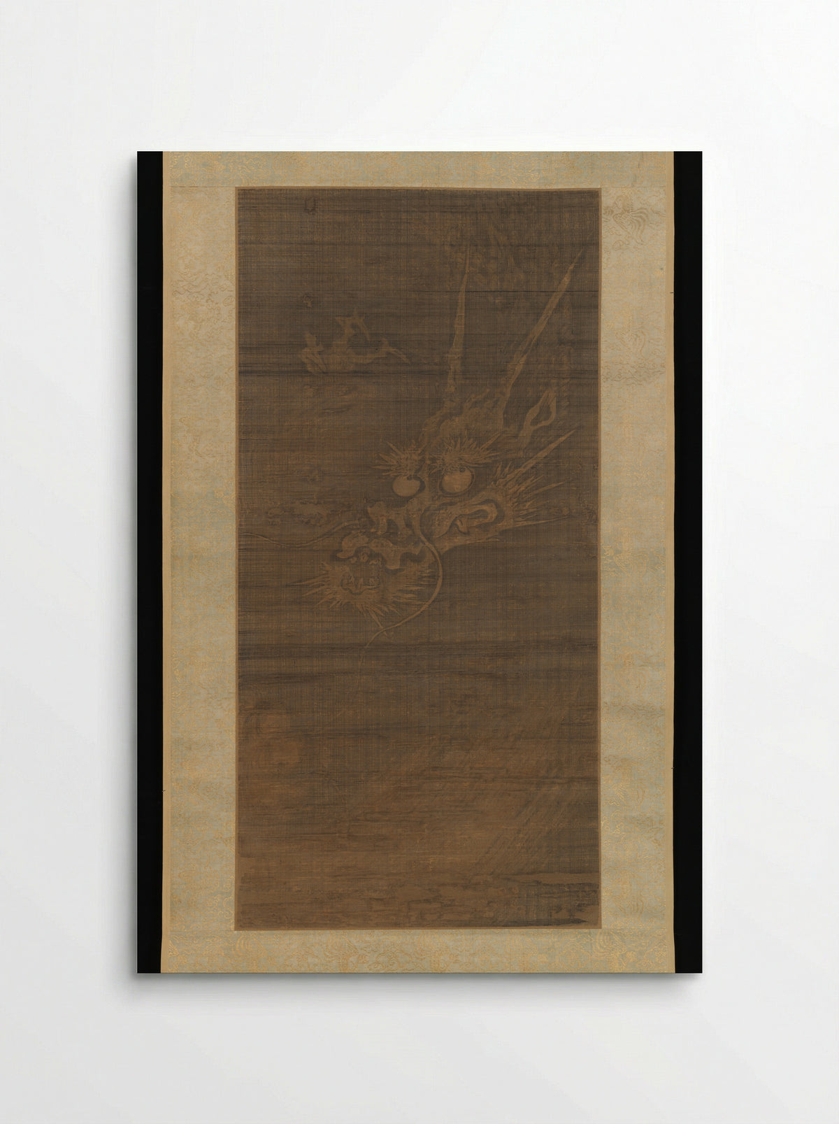 Untitled (Dragon, Ink on Silk) - Fine Art Print - Poster