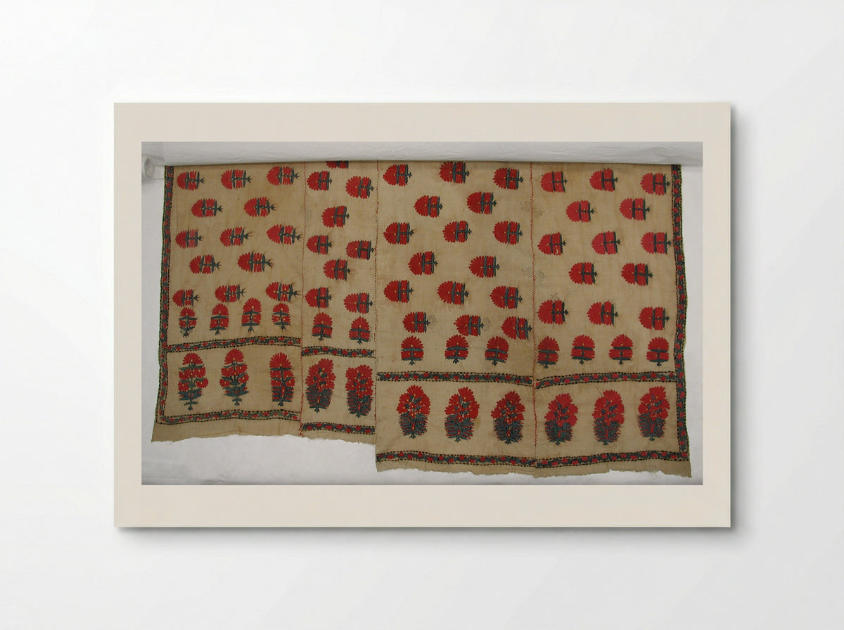 Untitled (Embroidered Textile Cover, Cotton) - Fine Art Print - Poster